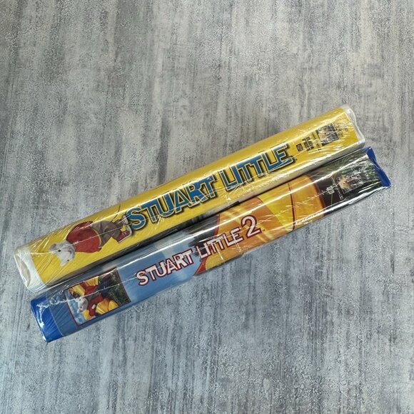 Stuart Little 1 & 2 (VHS, 2000, 2002, Clamshell) New Sealed With Watermark - Picture 9 of 11